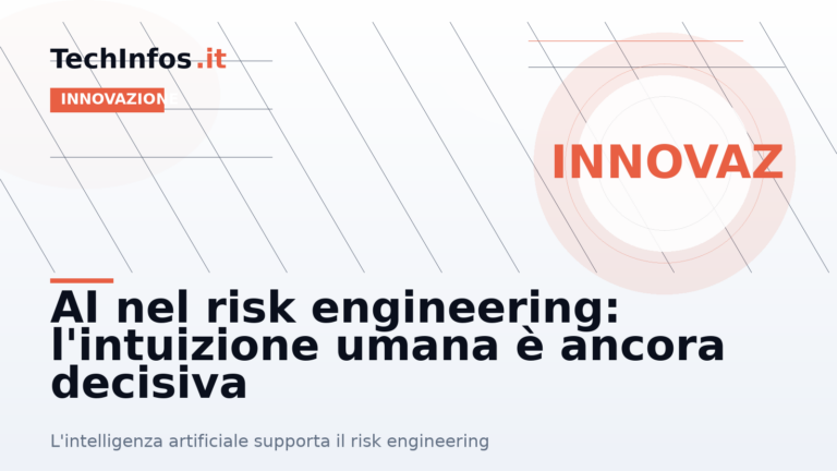 AI nel risk engineering: l’intuizione umana è ancora decisiva