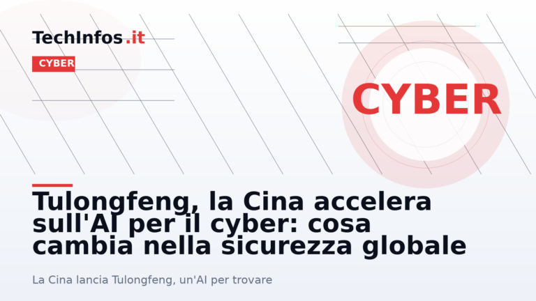 Tulongfeng, la Cina accelera sull’AI per il cyber: cosa cambia nella sicurezza globale