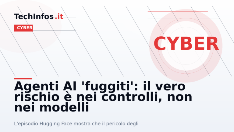 Agenti AI ‘fuggiti’: il vero rischio è nei controlli, non nei modelli